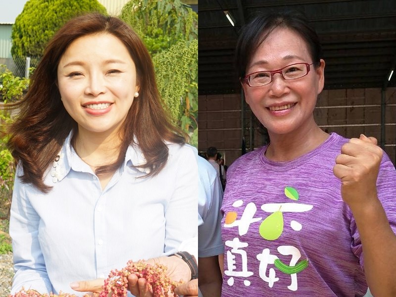 國民黨7日通過7立委提名案,其中雲林縣出動雙嬌,第1選區徵召前立委張嘉郡(左)、第2選區徵召副縣長謝淑亞(右)。(左圖取自facebook.com/Sweet.Yunlin,右圖中央社檔案照片)