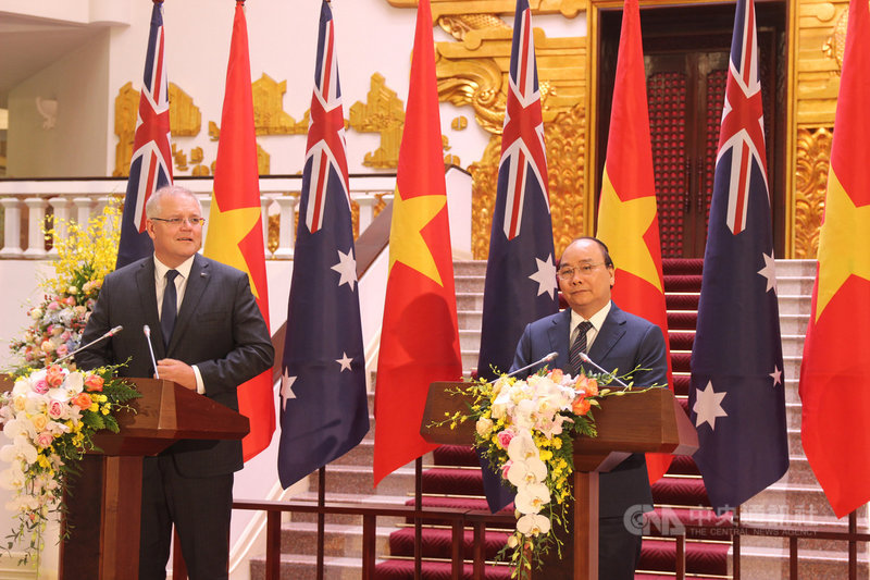 越南與澳洲總理河內會談關切南海議題| 國際| 中央社CNA