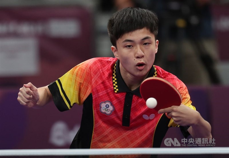 台灣桌球小將林昀儒(圖)25日以4比3扳倒世界排名第8的德國名將波爾,闖進2019捷克桌球公開賽男單決賽。(中央社檔案照片)