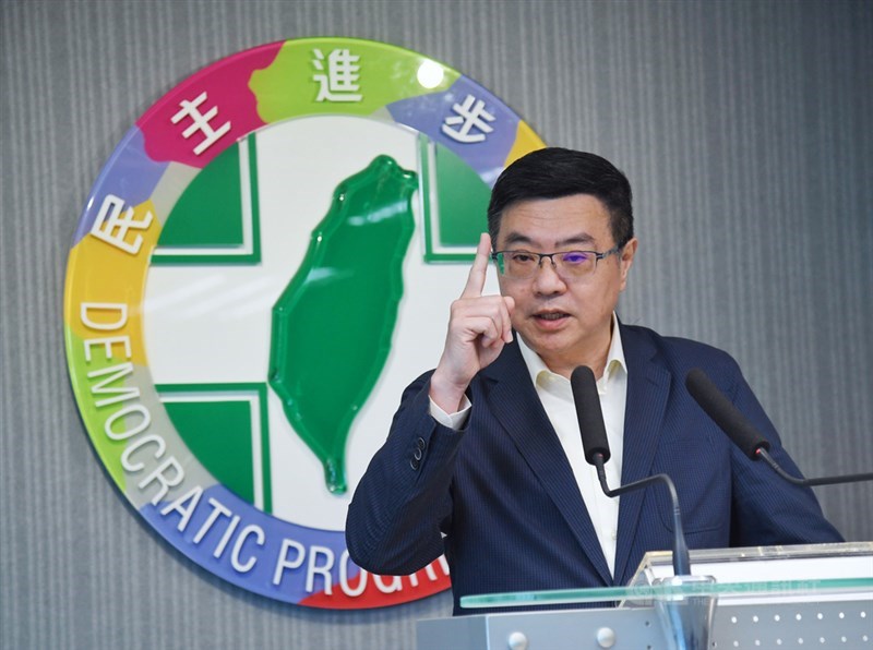 民進黨在這次立委選舉,除面對主要對手國民黨外,還有小黨搶食票源。圖為民進黨主席卓榮泰。(中央社檔案照片)