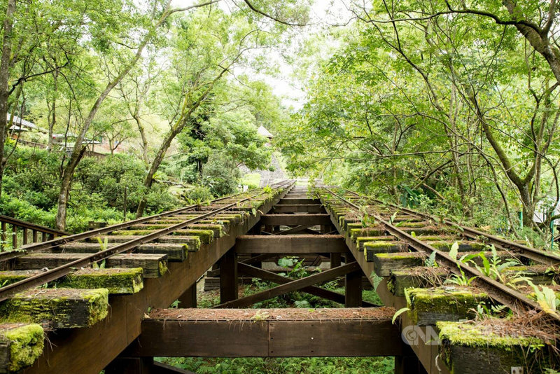 花蓮林田山林業文化園區是台灣現存最完整、具特色的伐木基地,林務局計畫爭取新台幣10億元經費,打造「林業文化廊道」,修復重點包括舊鐵道及宿舍整修。(蕭美琴辦公室提供)中央社記者張祈傳真 108年8月31日