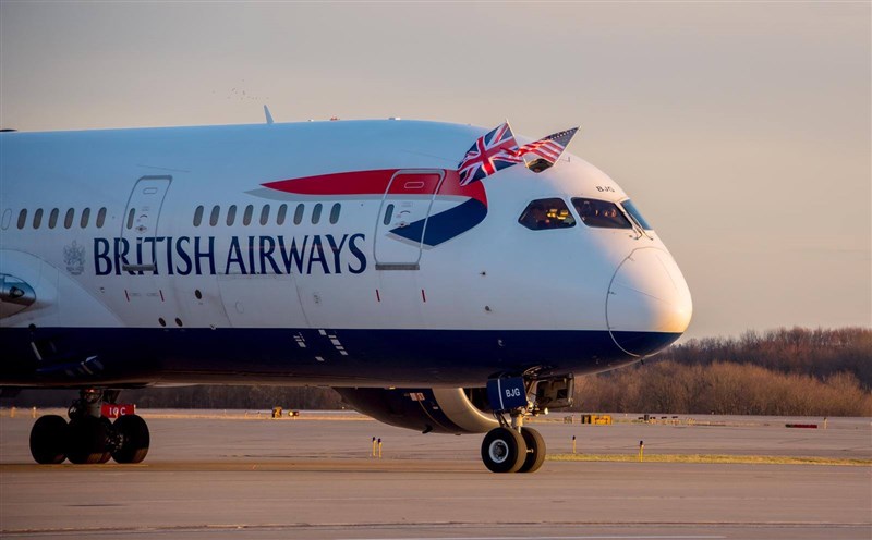 英國航空公司4000名機師9日因薪資爭議展開48小時罷工,導致近1600個航班停飛。(圖取自facebook.com/ britishairways)