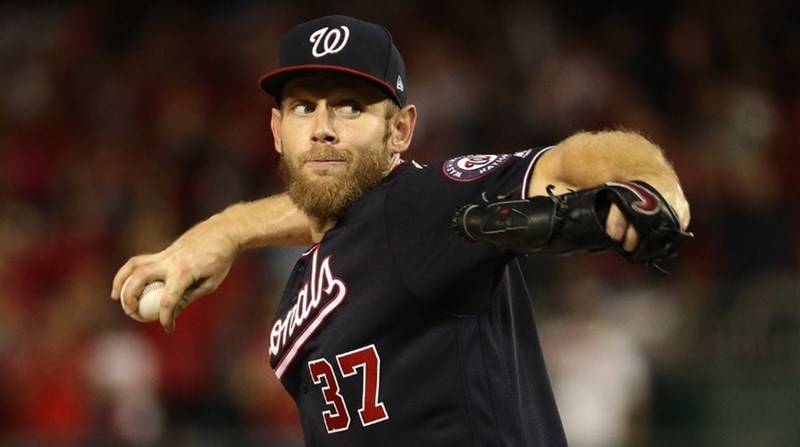 美國職棒大聯盟MLB華盛頓國民14日主場,在史特拉斯堡(圖)先發好投及打線火力支援下,終場8比1痛宰聖路易紅雀。(圖取自MLB YouTube頻道)