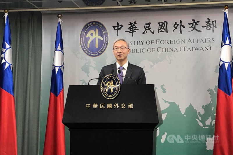 外交部北美司司長姚金祥15日表示,關於是否恢復駐關島辦事處,目前還沒有具體決定。中央社記者侯姿瑩攝 108年10月15日