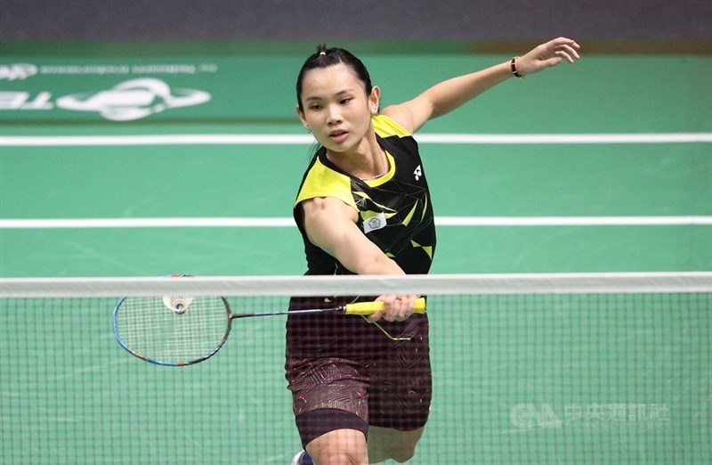 世界球后戴資穎(圖)16日僅花27分鐘,以21比15、21比9輕取泰國選手妮恰翁,挺進丹麥羽球公開賽16強。(中央社檔案照片)