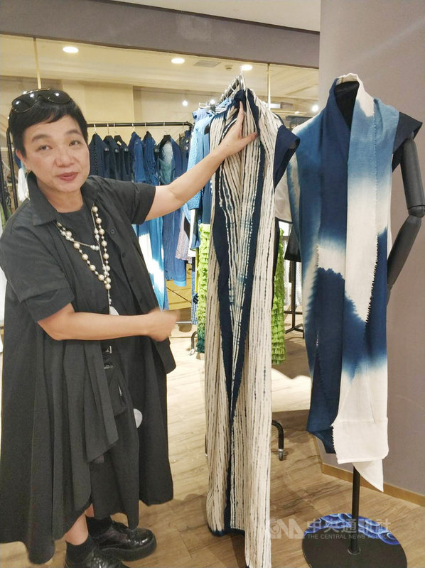藍染變身高級訂製服台灣設計師上海展創意 兩岸 中央社cna