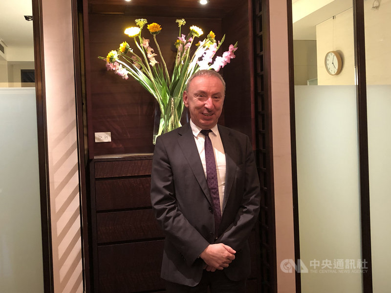 法國新任駐台代表公孫孟5日表示，他的首要任務包括讓台灣在法國更廣為人知，及持續促進台法在新創等領域交流。中央社記者侯姿瑩攝 108年11月5日