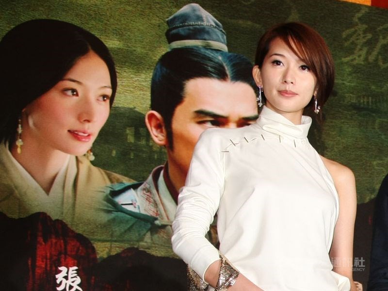 林志玲(圖)2008年在名導吳宇森執導的電影「赤壁」飾演小喬,轉戰影壇。(中央社檔案照片)