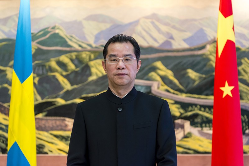 瑞典國會13日辯論中國政策時,基督教民主黨與左派黨要求將中國駐瑞典大使桂從友列為「不受歡迎人士」,並將他驅逐出境。(圖取自中國駐瑞典大使館網頁www.chinaembassy.se)