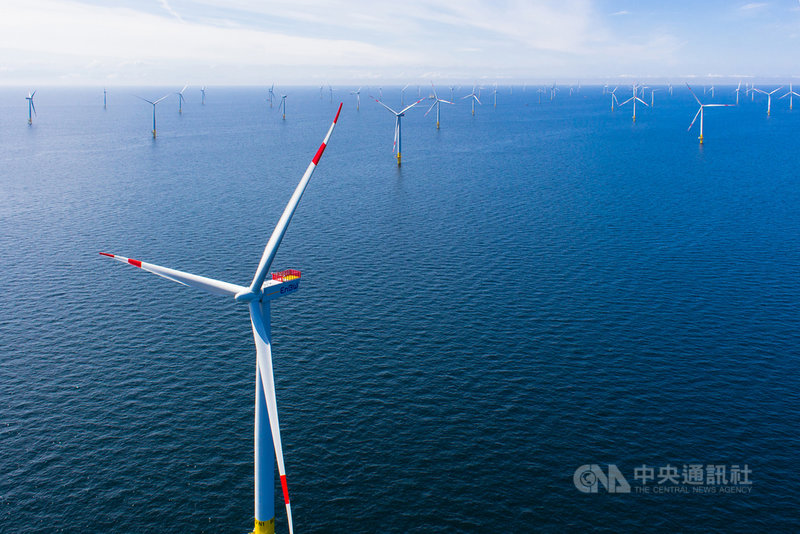 再生能源2019年可滿足德國全國用電量的42.6%。圖為德國能源供應企業安能(EnBW)位於波羅的海的離岸風場Baltic 2。(EnBW/Jörn Tirgrath提供)中央社記者林育立柏林傳真 108年1月8日