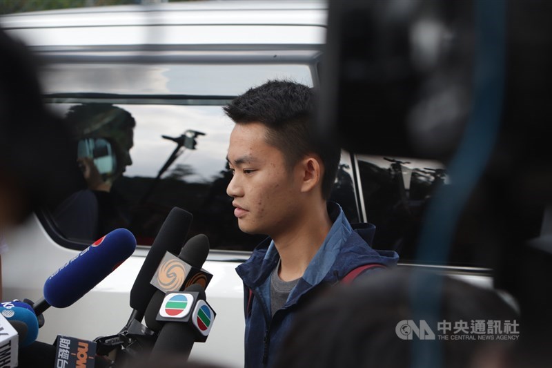 2019年2月,香港保安局以陳同佳(圖)涉嫌在台殺害同為港人的女友潘曉穎為由,向立法會提交文件,建議修訂現有逃犯條例,當中包括中國大陸和台灣。(中央社檔案照片)