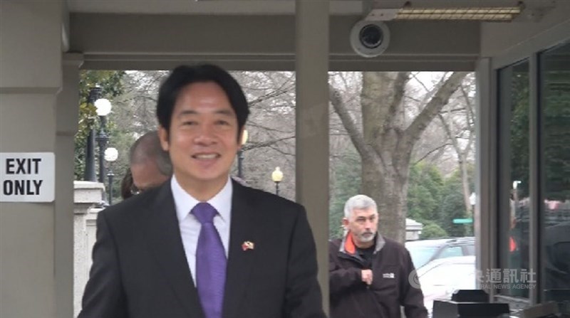 副總統當選人賴清德(前)美東時間5日前往白宮國安會與美國官員會談約70分鐘,寫下台美斷交以來,拜會白宮國安會最高層級紀錄。中央社記者江今葉華盛頓攝 109年2月6日