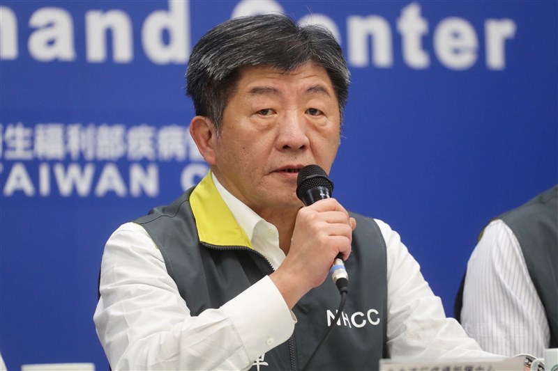 因應武漢肺炎疫情,中央流行疫情指揮中心28日下午召開記者會,指揮中心指揮官陳時中宣布新增2例確診個案。中央社記者裴禛攝 109年2月28日