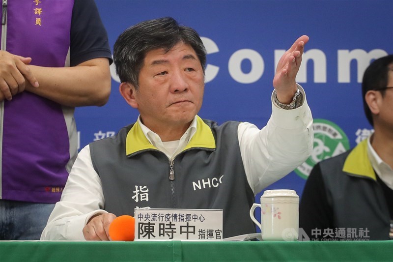 指揮中心指揮官陳時中11日表示,若發現民眾是故意被隔離會予以處分。中央社記者裴禛攝 109年3月11日
