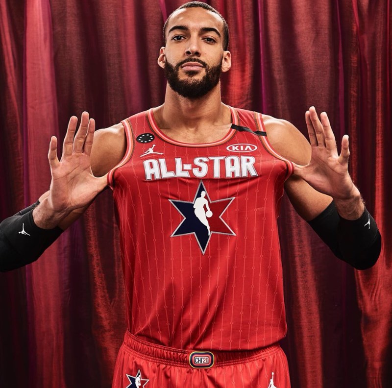 NBA猶他爵士球員Rudy Gobert在2019冠狀病毒疾病(COVID-19)檢測呈現陽性。(圖取自twitter.com/rudygobert27)