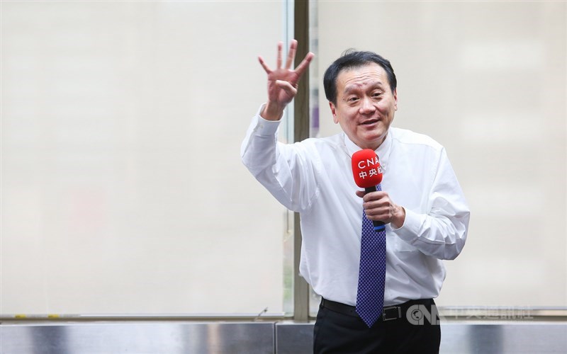 中央研究院院士朱敬一(圖)12日在中央社新聞學院,談「美/中對峙下的台灣–從貿易衝突到病毒防治」,分享台灣未來的機會。中央社記者謝佳璋攝 109年3月12日