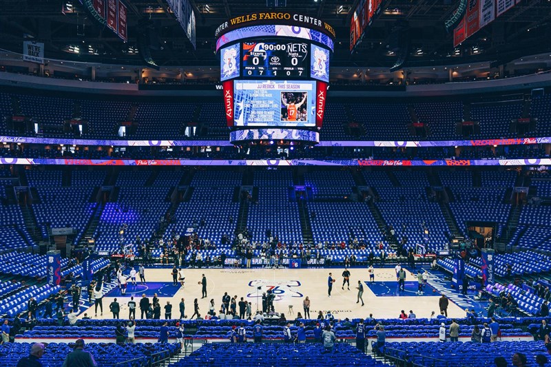美國職籃NBA費城76人在19日宣布,球團有3人武漢肺炎檢測呈陽性反應。(圖取自facebook.com/Sixers)