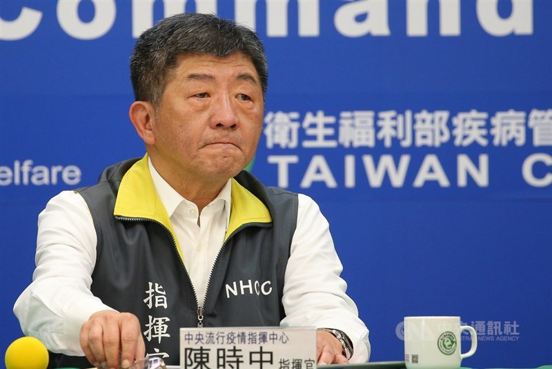 武漢肺炎疫情全球升溫,指揮中心指揮官陳時中24日表示,2019年底接獲相關疫情情資後曾去函中國及WHO詢問,當時WHO僅回答「收到了」。(中央社檔案照片)