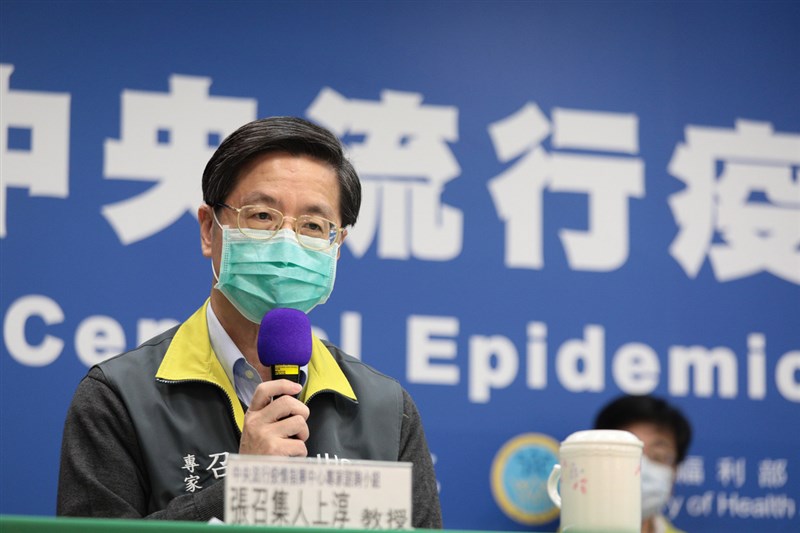 中央流行疫情指揮中心專家諮詢小組召集人張上淳6日表示，武漢肺炎確診者腹瀉情形從輕微到嚴重都有，有人甚至一天拉上7、8次。（中央流行疫情指揮中心提供）中央社