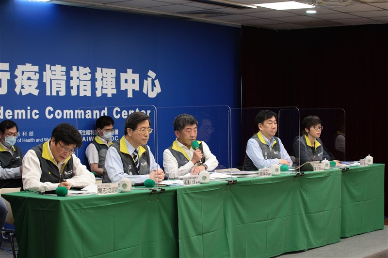 中央流行疫情指揮中心宣布,台灣12日沒新增武漢肺炎確診病例,連5天零確診。(中央流行疫情指揮中心)中央社