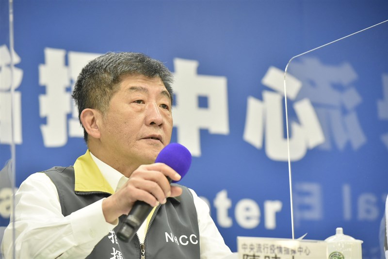 中央流行疫情指揮中心指揮官陳時中是目前任期最長的衛生福利部部長,14日隨行政院內閣總辭。(中央流行疫情指揮中心提供)中央社 109年5月14日