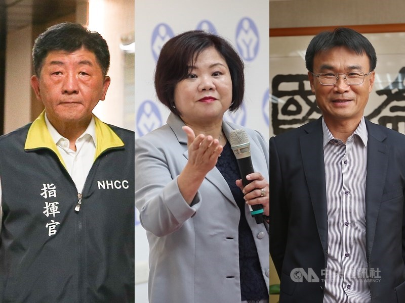 政院幕僚15日表示,包含衛福部長陳時中(左)、勞動部長許銘春(中)、環保署長張子敬、農委會主委陳吉仲(右)、法務部長蔡清祥、原民會主委夷將.拔路兒、人事行政總處人事長施能傑、原能會主委謝曉星,以及政務委員兼任工程會主委吳澤成均留任。(中央社檔案照片)