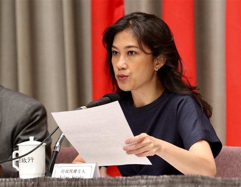 行政院發言人Kolas Yotaka(谷辣斯.尤達卡),將轉任總統府發言人。(中央社檔案照片)