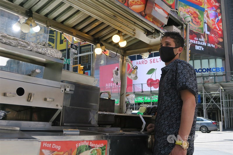 紐約市經濟重啟時報廣場彷彿仍在沉睡 國際 重點新聞 中央社cna