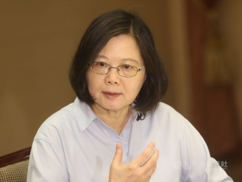 總統蔡英文24日表示,監委提名最後由她拍板決定,「我負所有的責任」。(中央社檔案照片)