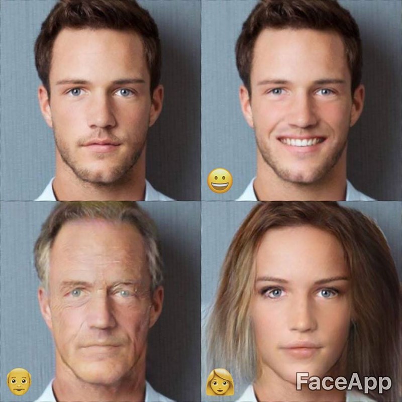 近期在臉書等社群平台上掀起透過FaceApp演算法轉換性別的照片熱潮,卻被質疑無法取消訂閱,也可能有隱私疑慮。(圖取自facebook.com/faceappai)