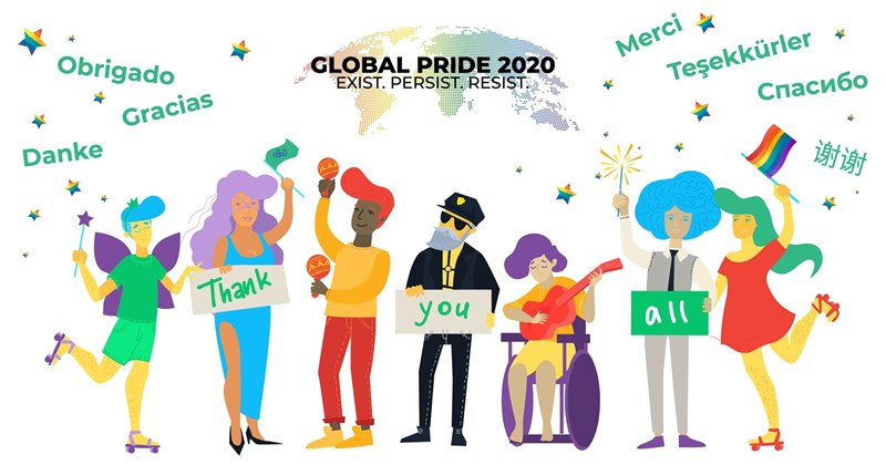 法新社報導，LGBT維權人士當中，多數選擇將能量匯流到「全球驕傲」（Global Pride）24小時線上直播活動。（圖取自facebook.com/GlobalPride2020）