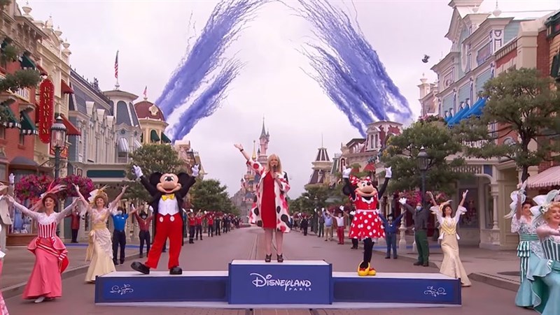 巴黎迪士尼樂園因疫情關閉4個月後,15日重新開放。(圖取自facebook.com/DisneylandParis)