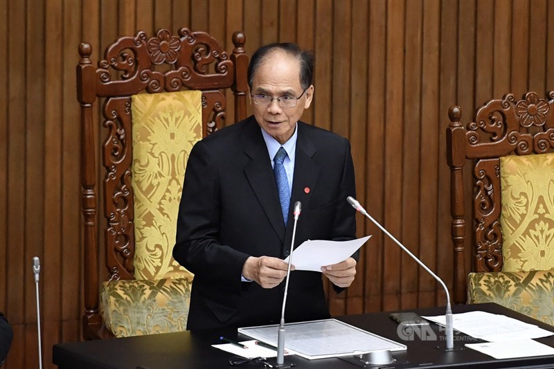 前總統府秘書長陳菊17日獲立法院同意出任監察院長,立法院長游錫堃(圖)說,相信陳菊一定能完成任務。(中央社檔案照片)