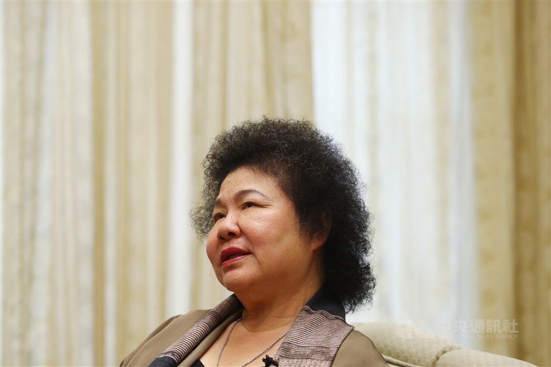前總統府秘書長陳菊17日獲立法院同意出任監察院長,她表示,未來監察院會更超然、更公正,國家人權委員會也將成為國家的「良心」。(中央社檔案照片)