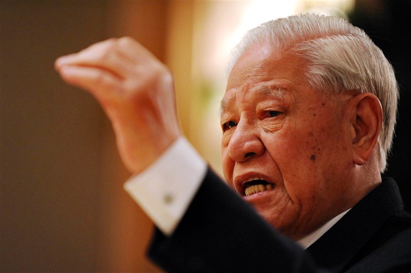 前總統李登輝30日病逝,享耆壽98歲。(中央社檔案照片)