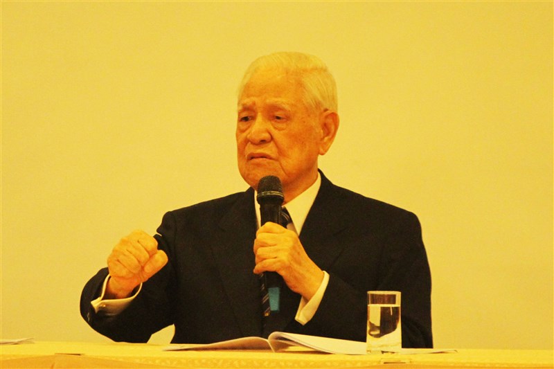 前總統李登輝今晚辭世,享耆壽98歲。(中央社檔案照片)