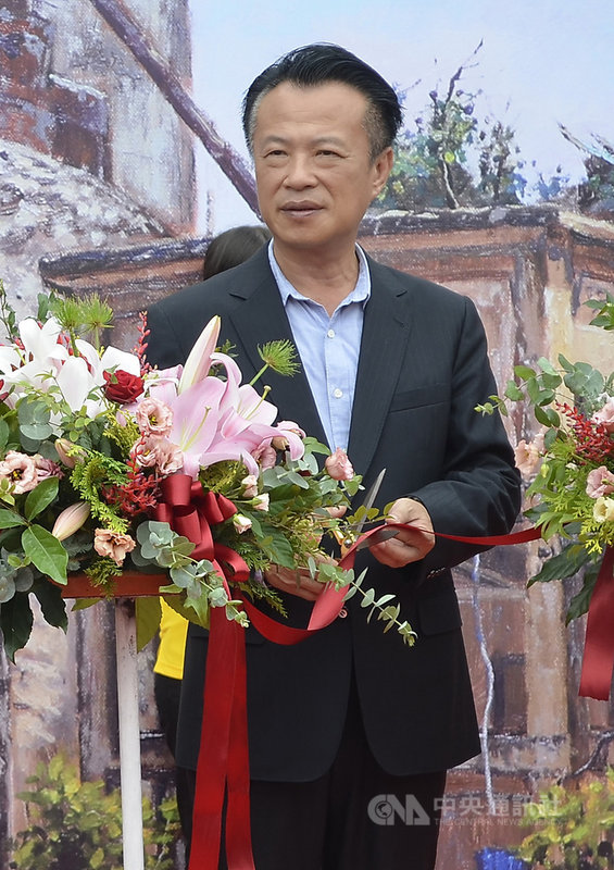 前總統李登輝30日晚間辭世,嘉義縣長翁章梁(圖)31日表示,李登輝在台灣民主化及自由化進程是極有貢獻的。中央社記者蔡智明攝 109年7月31日