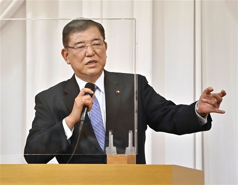 自民黨前幹事長石破茂傳出將參選自民黨總裁,預定1日稍晚會宣布最後動向。(共同社)