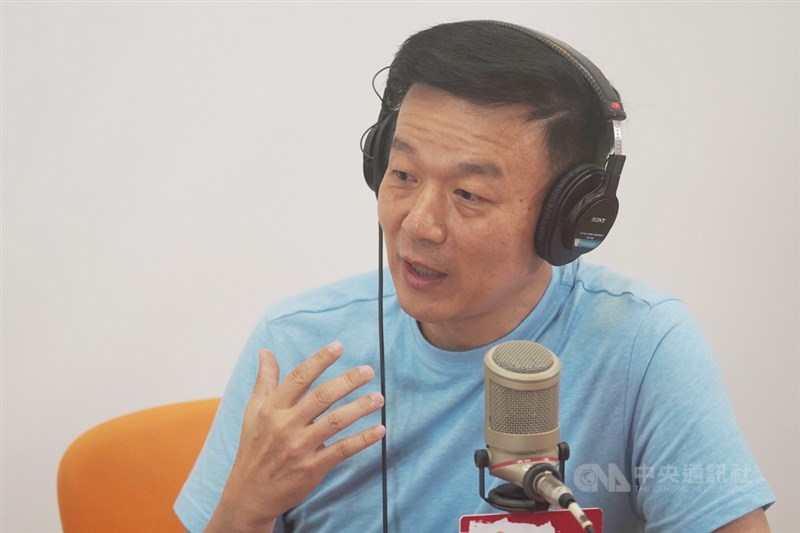 前國民黨桃園市黃國園黨部主委于北辰（圖）7日遭黃復興黨部解職，他9日在台北接受廣播節目專訪表示，國民黨主席江啟臣當天晚上就打電話來關切，兩人談了40多分鐘。中央社記者徐肇昌攝 109年9月9日