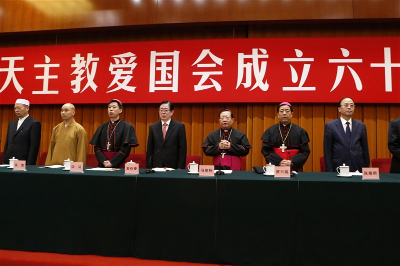 儘管梵中協議簽署後,中國迫害宗教自由的案例有增無減,教廷內的樂觀派仍堅信協議讓中共自辦的愛國教會(圖)等中國天主教可以融入由教宗領導的普世教會。(中新社)