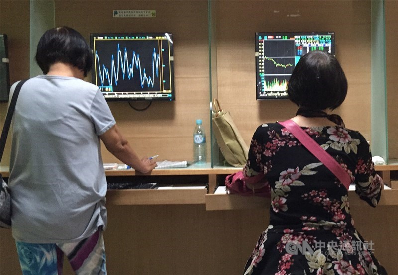 投顧表示,近期國際股市隨美國選舉與歐洲疫情變化而大幅波動,台股短線估將在12600點至13000點區間震盪。(中央社檔案照片)
