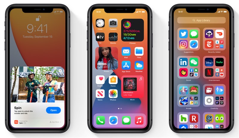 蘋果公司24日釋出iOS 14.0.1作業系統更新,是iOS 14於9月17日發布以來首次更新,主要修正iPhone相機預覽、Wi-Fi網路無法連接、郵件、小工具顯示等問題。(圖取自蘋果網頁apple.com)