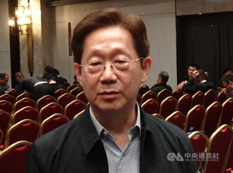 大同公司2日舉行董事會,市場派將推舉台苯董事長林文淵(前)擔任大同新董事長。(中央社檔案照片)