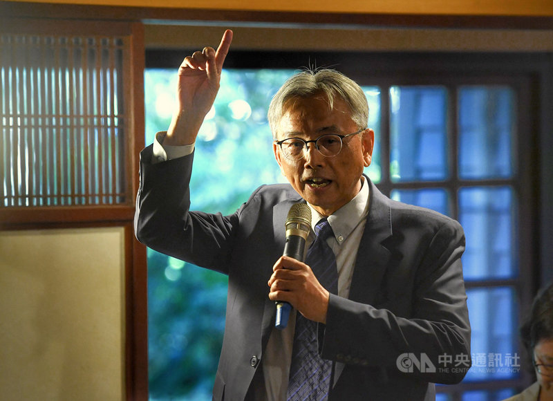 前總統府秘書室主任蘇志誠(圖)6日出席故總統李登輝當年文膽李靜宜的新書發表會,會中並對近年政治局勢發展表達看法。中央社記者王飛華攝 109年10月6日