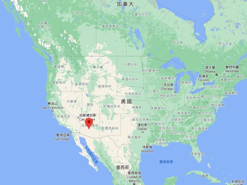 台積電副總經理克里夫蘭近日在LinkedIn發文說,本週與亞利桑那州州長杜席及鳳凰城市長蓋耶哥討論設廠事宜,意外透露台積電美國新廠落腳鳳凰城(紅標處)。(圖取自Google地圖網頁google.com/maps)