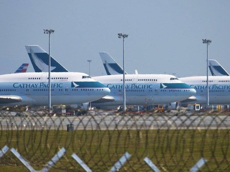 香港國泰航空公司21日宣布中止旗下國泰港龍航空營運,需重新申請港龍在中國大陸的航權。(圖取自facebook.com/cathaypacific)