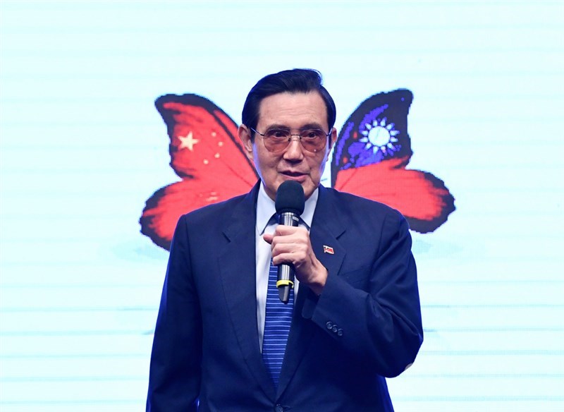 前總統馬英九25日表示,有人稱紀念台灣光復是與中共唱和一中原則,實在太離譜,希望民進黨的朋友多讀點近代史再批評。(中央社檔案照片)
