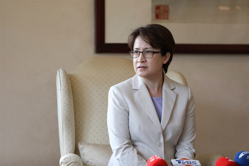 美國總統大選陷入膠著,駐美代表蕭美琴表示,很多台灣人關心結果,但不用擔心,她跟民主共和兩黨朋友都互動交往。(中央社檔案照片)