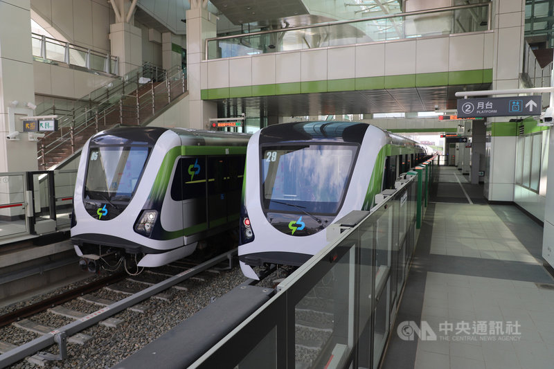 台中捷運綠線發生列車異常後暫停試營運,台中捷運公司23日指出,評估最快於30日後恢復試營運。(台中市政府提供)