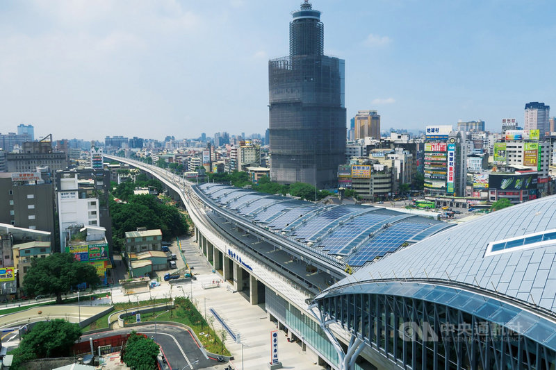 除將通車的台中捷運綠線,中市府規劃的台鐵山海環線正在審查中,未來捷運搭配已通車的台鐵山線高架化,可讓轉乘更方便,希望讓台中捷運路網成形。(台中市政府提供)中央社記者蘇木春傳真 109年11月15日